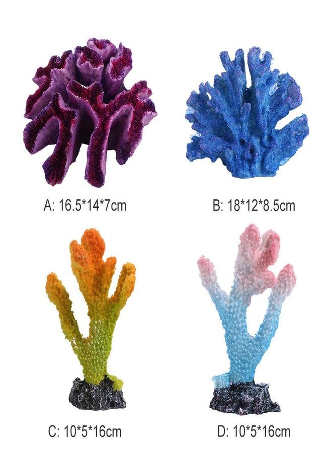 Kopida Artificial Reef Rock, Colorful Reef Rock, Simulation Coral Plant Decor for Aquarium Fish Tank Decor - Image 3